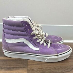 Vans Sk8-Hi Tapered shoes, Purple, Men’s Size 9
Women’s Size 10.5